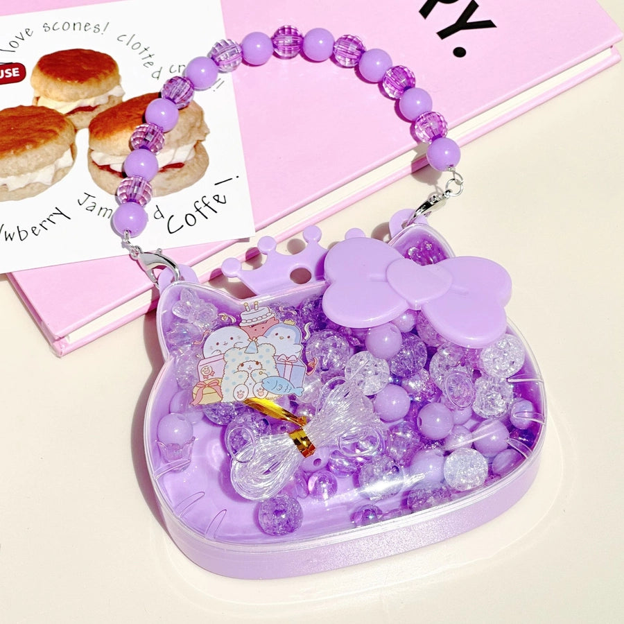 girl's cartoon style rabbit cartoon bow knot plastic hair clip hair tie