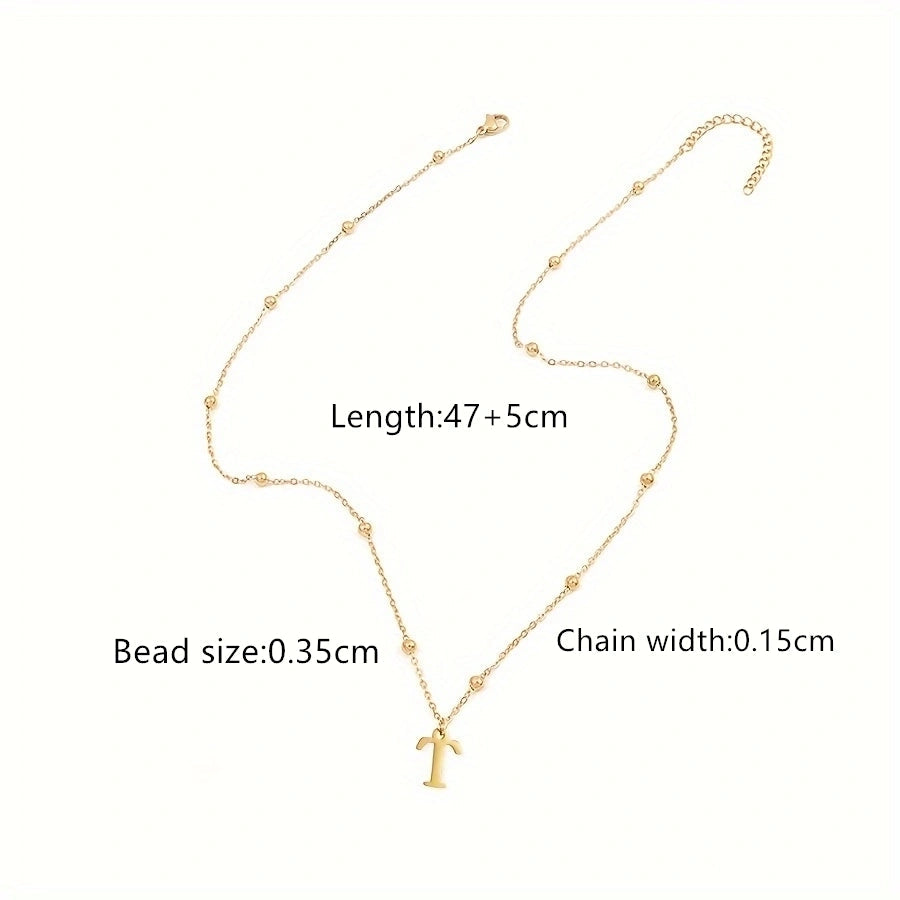Jewelry Casual Classic Style Letter 201 Stainless Steel 304 Stainless Steel Pendant Necklace