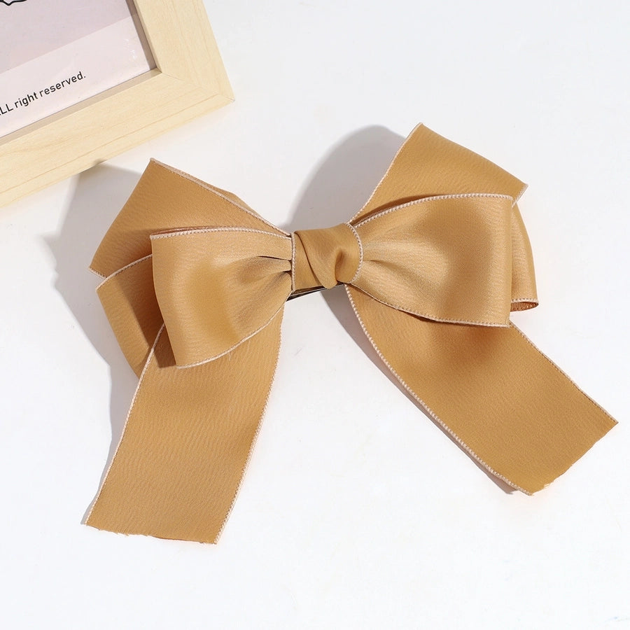 sweet bow knot polyester hair clip