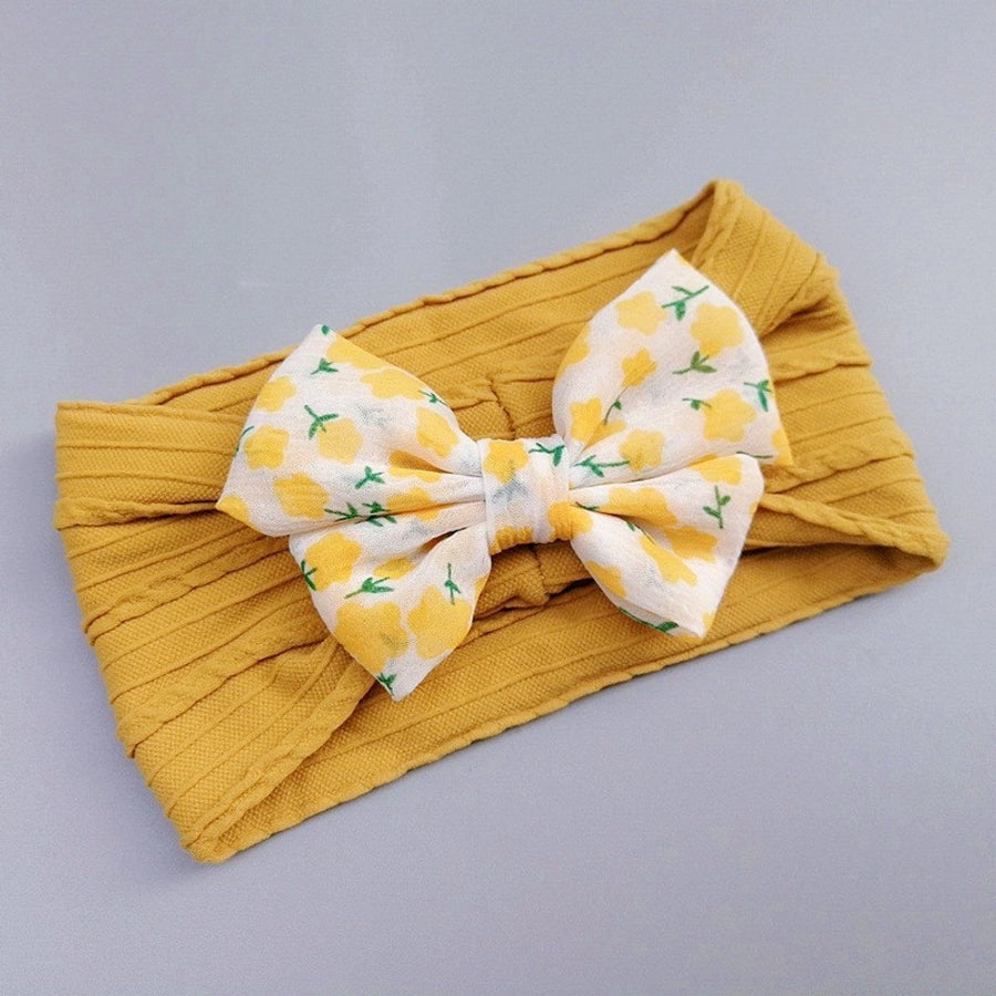Kid'S Japanese Style Bow Knot Nylon Cloth Hair Band