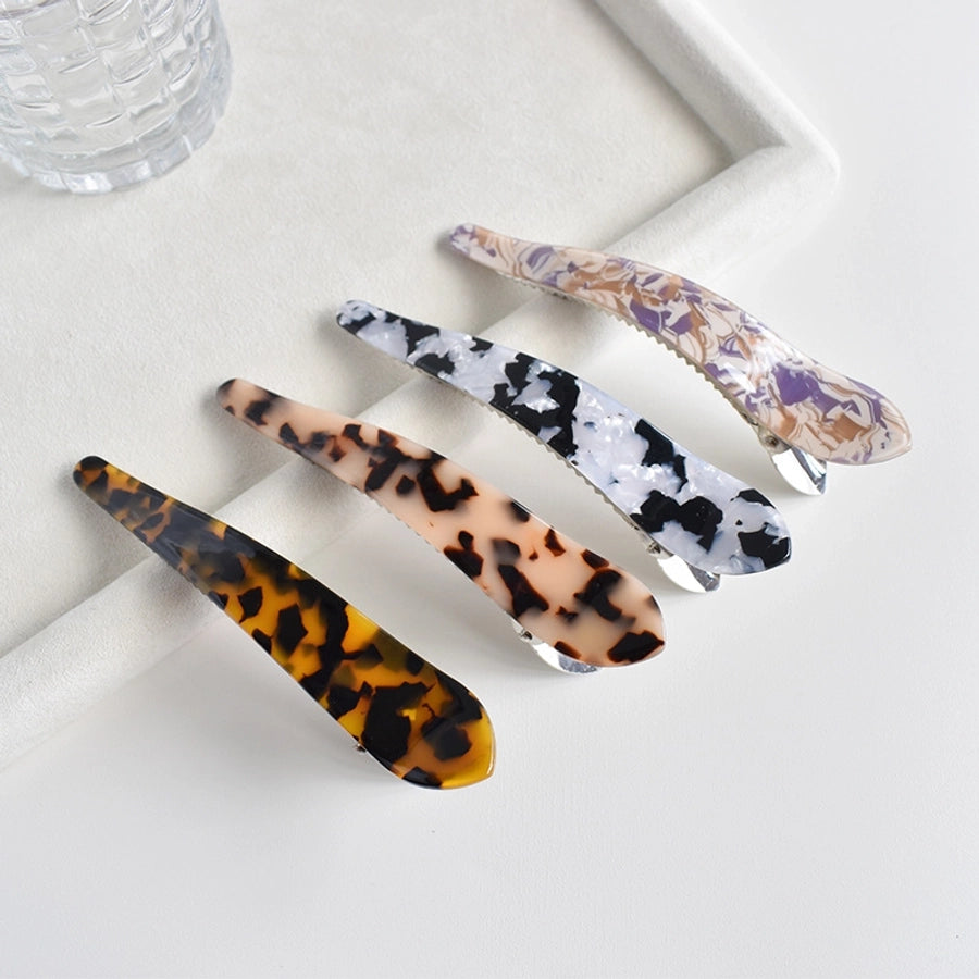 Women's Simple Style Classic Style Color Block Acetic acid sheets Handmade Hair Clip