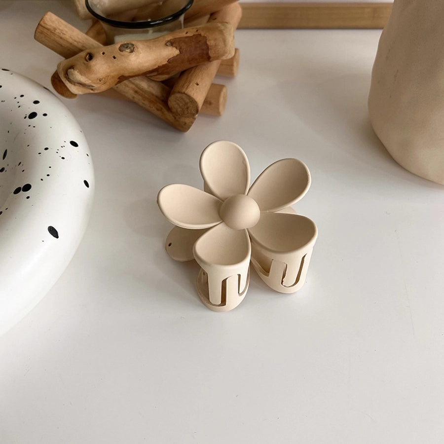 new milk tea coffee color clip elegant temperament hairpin simple hair accessories