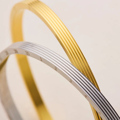 Casual Simple Style Solid Color Titanium Steel Bangle In Bulk