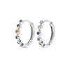 1 Pair Simple Style Geometric Plating Copper Zircon Earrings
