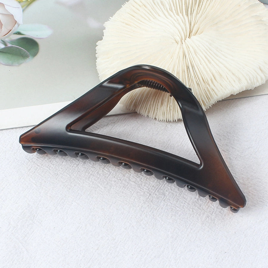 simple style triangle arylic stoving varnish hair claws 1 piece