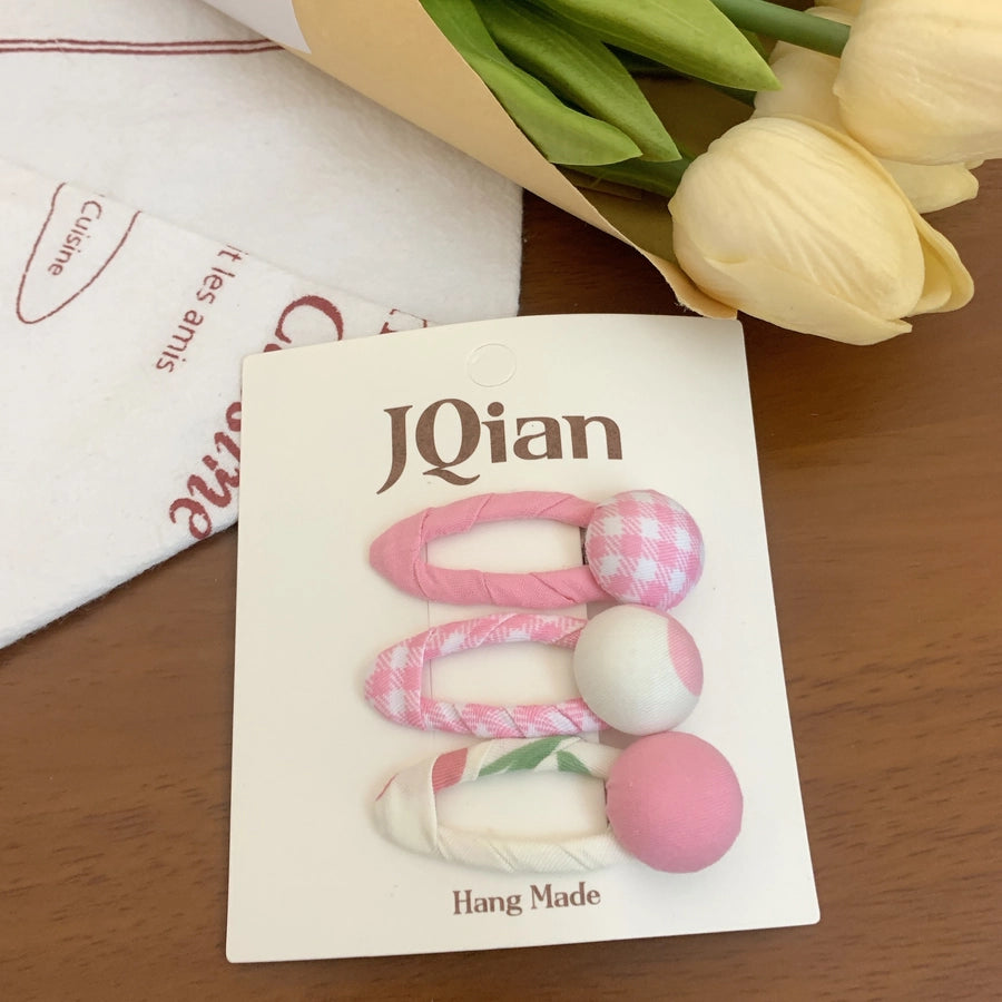 Women's Sweet Korean Style Bow Knot Sequins Hair Clip Hair Tie