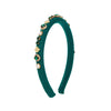 casual elegant sweet flower imitation pearl rhinestone inlay rhinestones pearl hair band