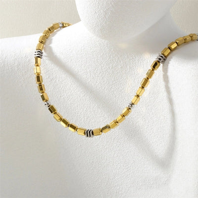 Jewelry Punk Geometric Copper Necklace