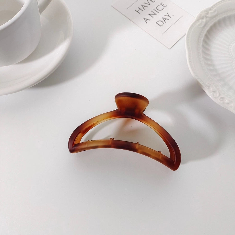 simple style geometric artificial pearl handmade hair claws 1 piece