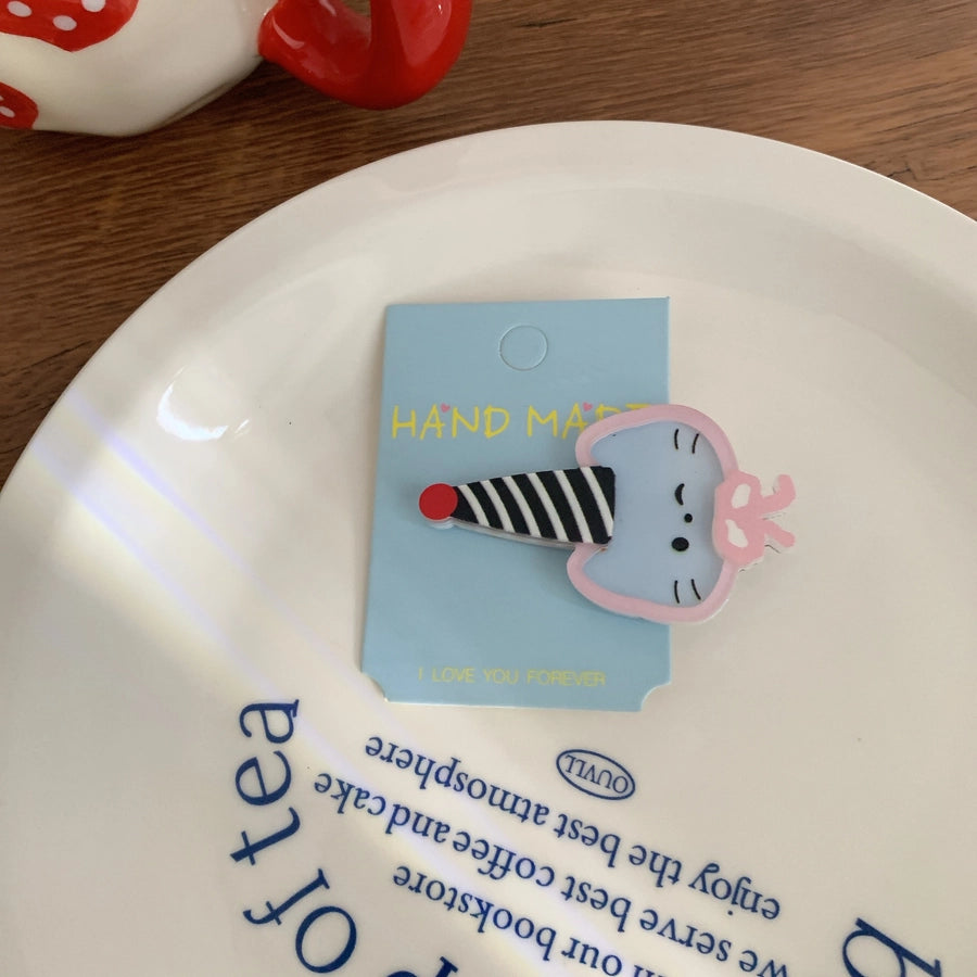 Women's Simple Style Classic Style Color Block Arylic Patchwork Hair Clip