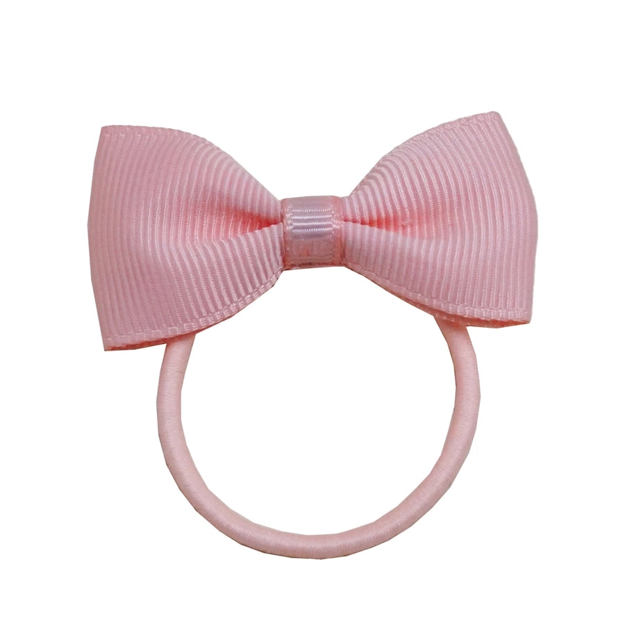 children's jewelry bow hair ring  thread belt hair accessories rubber band solid color girl small rubber band headdress
