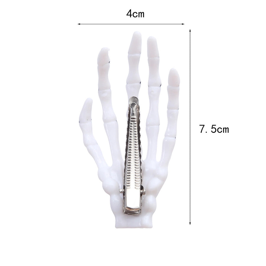 Halloween Funny Cool Style Women's Hand Plastic Hair Clip
