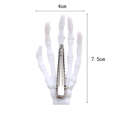 Halloween Funny Cool Style Women's Hand Plastic Hair Clip