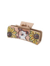 women's vintage style simple style sunflower pu leather hair claws