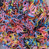 simple style solid color rubber band handmade hair tie