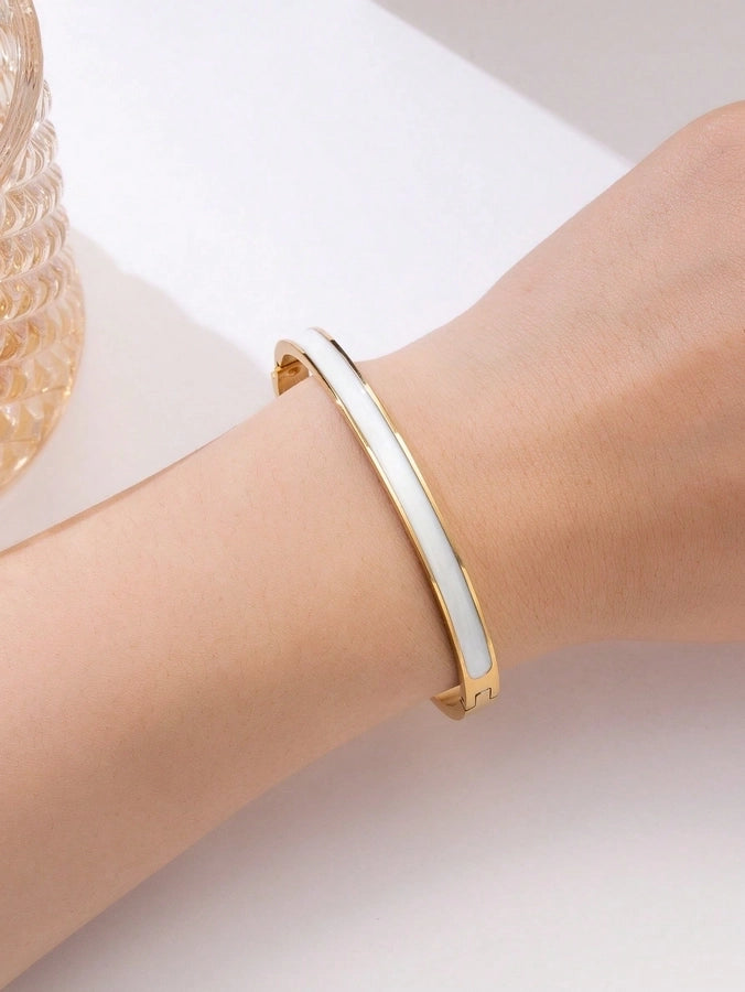 Casual Business Simple Style Geometric 304 Stainless Steel  Bangle