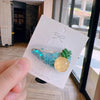 kid's cute cartoon fruit alloy rubber sequins hair clip
