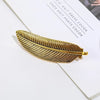 Women's Simple Style Classic Style Feather Zinc alloy Inlay Rhinestones Hair Clip