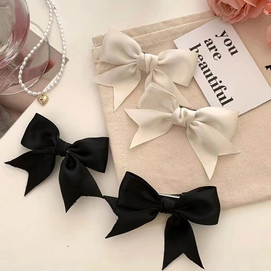 Knock Sweet Bow Hair Clip New Internet Celebrant Broken Hair Clip Bangs Clip Side Clip Cute Small Clip Headwear