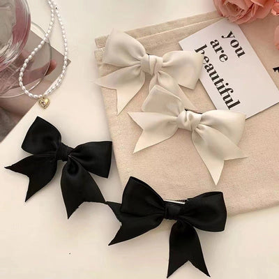 Knock Sweet Bow Hair Clip New Internet Celebrant Broken Hair Clip Bangs Clip Side Clip Cute Small Clip Headwear
