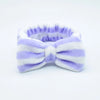 fashion stripe polka dots flannel bowknot hair band 1 piece