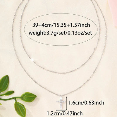 Elegant Animal Cross Butterfly Copper Alloy Pendant Necklaces Wholesale