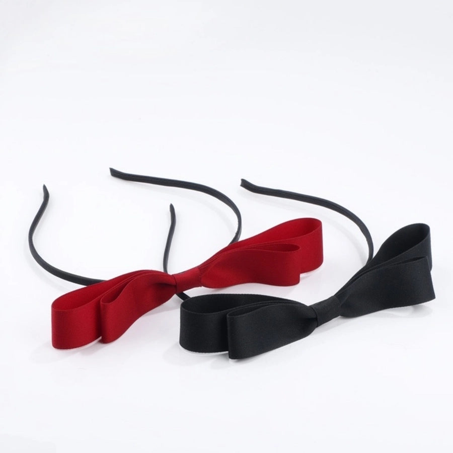 women's cute bow knot cloth ribbon hair clip hair band