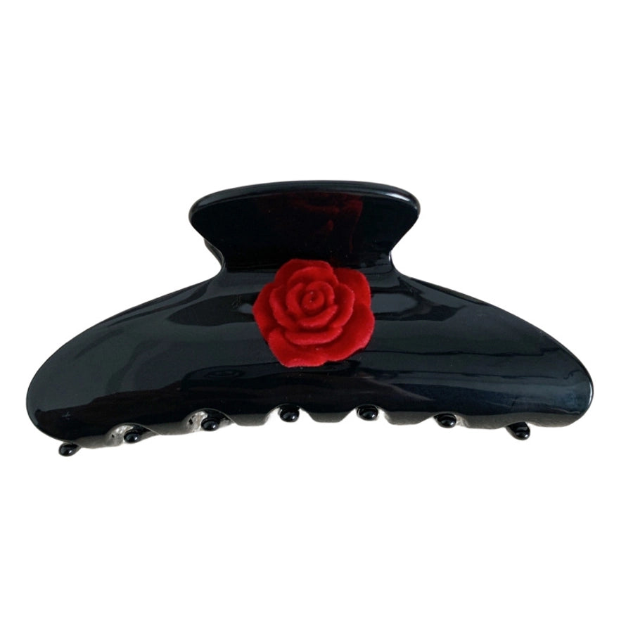 Women's Korean Style Flower Acetic acid sheets Hair Claws