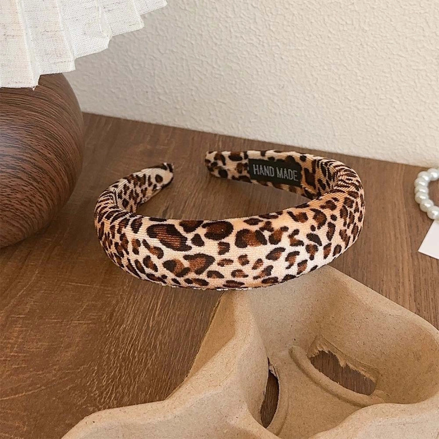 Sweet Streetwear Women's Leopard Cloth Hair Band