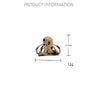 Women's Casual Simple Style Marble Shell Acetic acid sheets Hollow Out Hair Claws