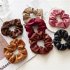 simple style solid color cloth hair tie 1 piece