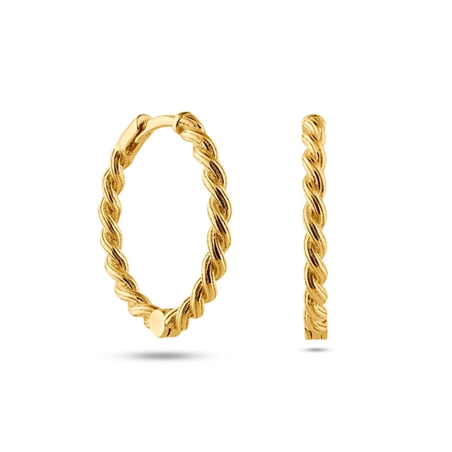 1 Pair Casual Simple Style Solid Color Copper Earrings