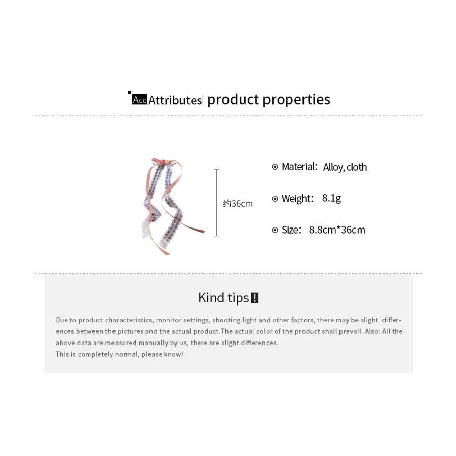 Women's Sweet Bow Knot Cloth Hair Clip