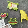 Women's Cute Frog Acetic acid sheets Hair Claws