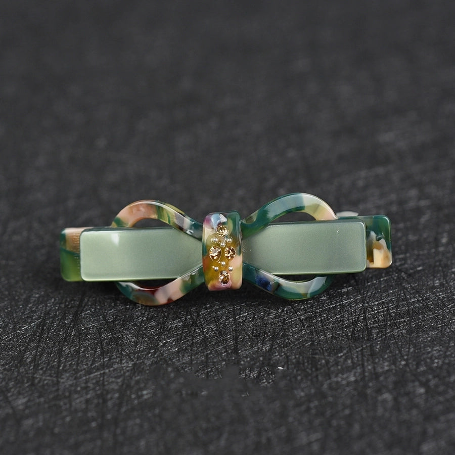 Women's Simple Style Bow Knot Acetic acid sheets Hair Clip