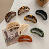 classic style color block acetic acid sheets hair claws