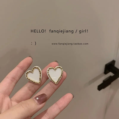 1 pair fashion geometric plating alloy ear studs