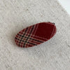 Women's IG Style Korean Style Plaid Cloth Hair Clip