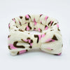 fashion stripe polka dots flannel bowknot hair band 1 piece