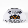 Halloween Simple Style Women's Pumpkin Lattice Spider PVC Hair Claws