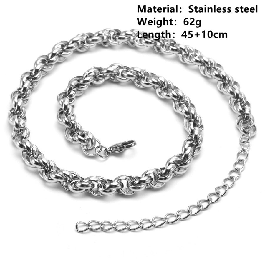 Jewelry Elegant Classic Style Geometric Titanium Steel Rhinestones 18K Gold Plated Inlay Jewelry Set