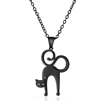 Jewelry Funny Pumpkin ghost Spider 201 Stainless Steel Asymmetrical Hollow Out Pendant Necklace