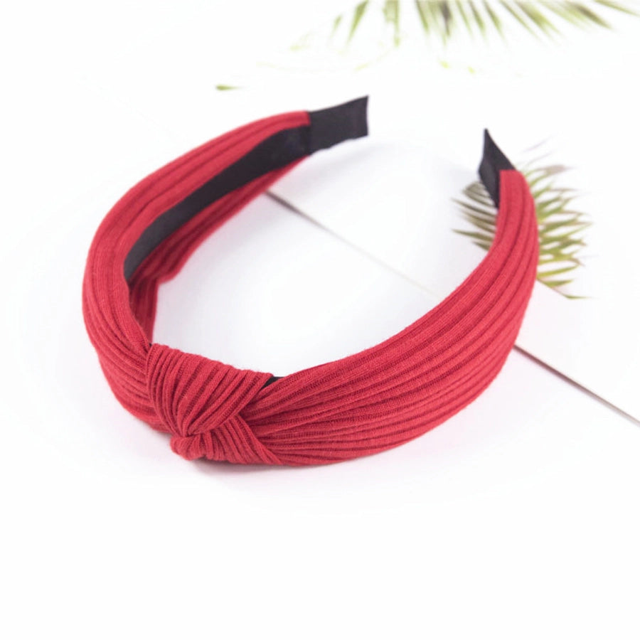 fashion solid color cloth handmade hair band 1 piece