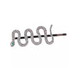 Women's Simple Style Classic Style Snake Alloy Inlay Zircon Hair Clip