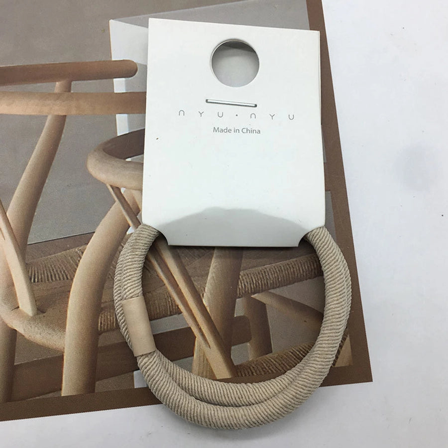 fashion stripe flower cloth hair tie