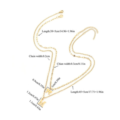 Jewelry Elegant Simple Style Classic Style Letter Bow Knot 201 Stainless Steel 304 Stainless Steel Pendant Necklace