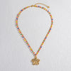 Jewelry Casual Simple Style Sun Flower 304 Stainless Steel Double Layer Necklaces
