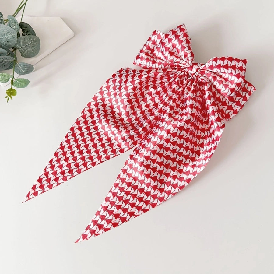 Women's Elegant Streetwear Bow Knot Cloth Hair Clip