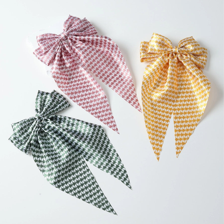 Women's Elegant Streetwear Bow Knot Cloth Hair Clip