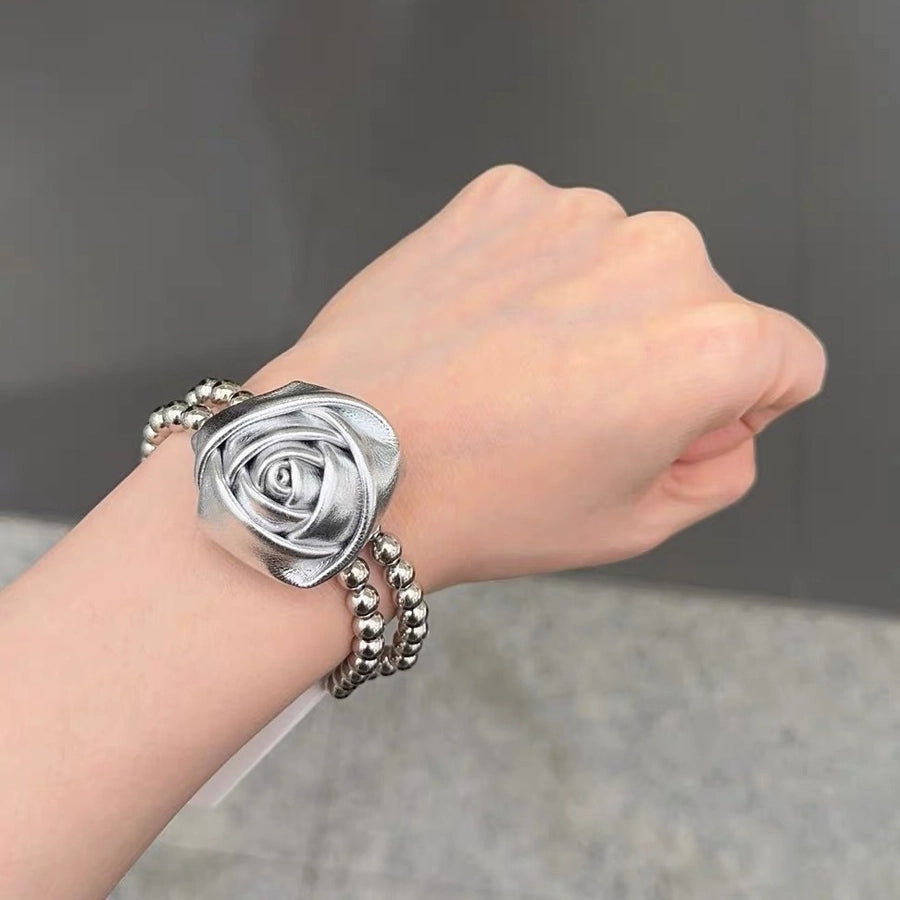 Vintage Style Classic Style Women's Rose Pu Leather Hair Tie